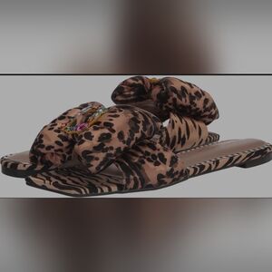 Betsey Johnson Nakia leopard print sandal